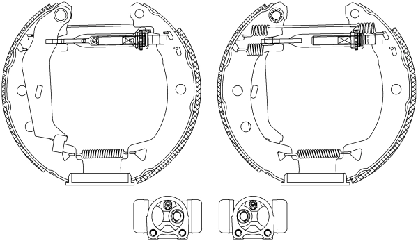 Piduriklotside komplekt TEXTAR 84037905