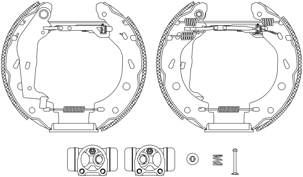 Piduriklotside komplekt TEXTAR 84057401