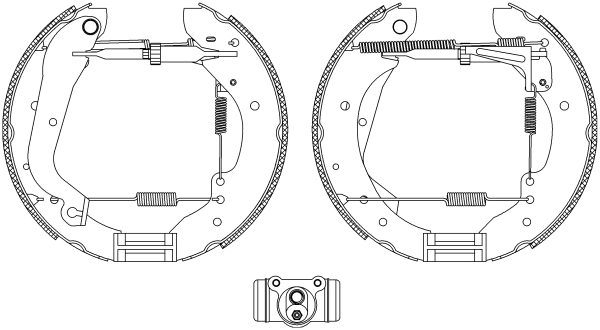 Piduriklotside komplekt TEXTAR 83044300