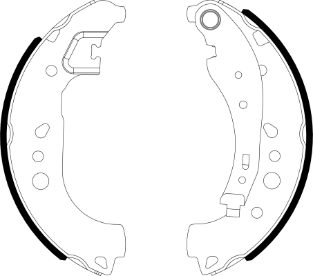 Piduriklotside komplekt TEXTAR 91081700