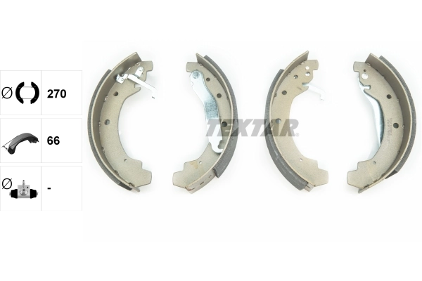 Piduriklotside komplekt TEXTAR 91028900
