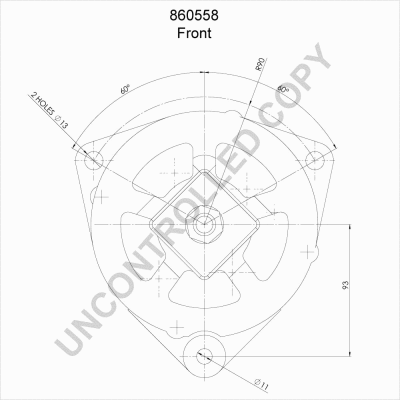 Generaator BOM-Prestolite 860558