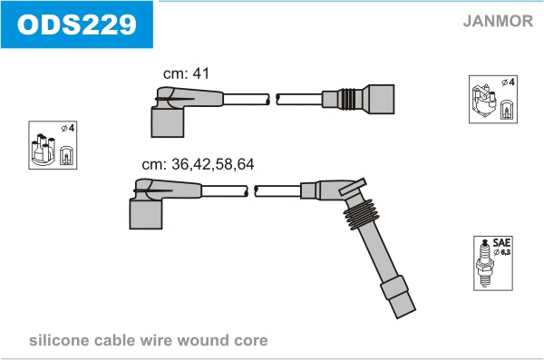 Süütesüsteemikomplekt JANMOR ODS229