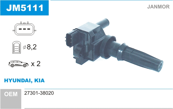 Süütepool JANMOR JM5111