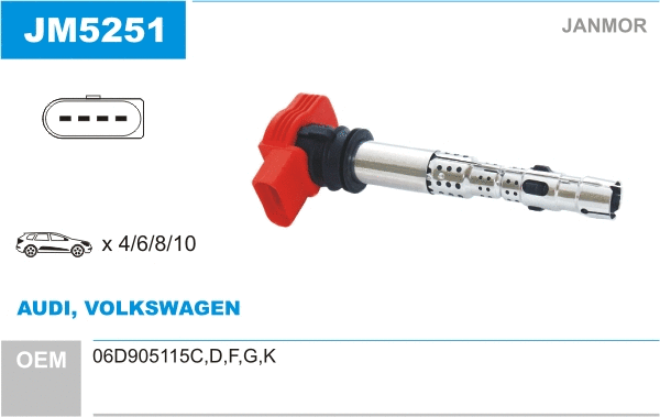 Süütepool JANMOR JM5251