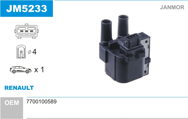 Süütepool JANMOR JM5233