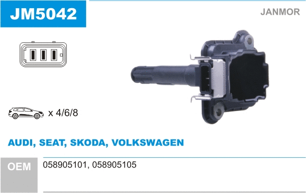 Süütepool JANMOR JM5042