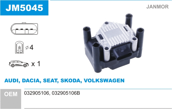 Süütepool JANMOR JM5045