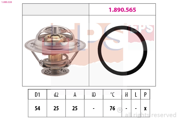 Termostaat, Jahutusvedelik EPS 1.880.328