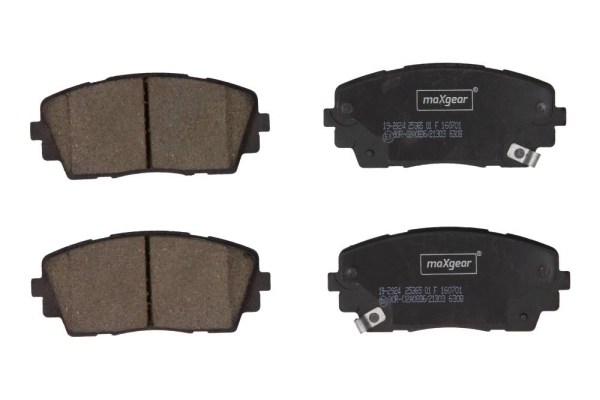 Piduriklotsi komplekt, ketaspidur MAXGEAR 19-2924