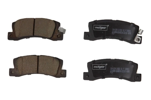 Piduriklotsi komplekt, ketaspidur MAXGEAR 19-1159