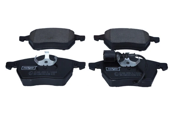 Piduriklotsi komplekt, ketaspidur MAXGEAR 19-0661