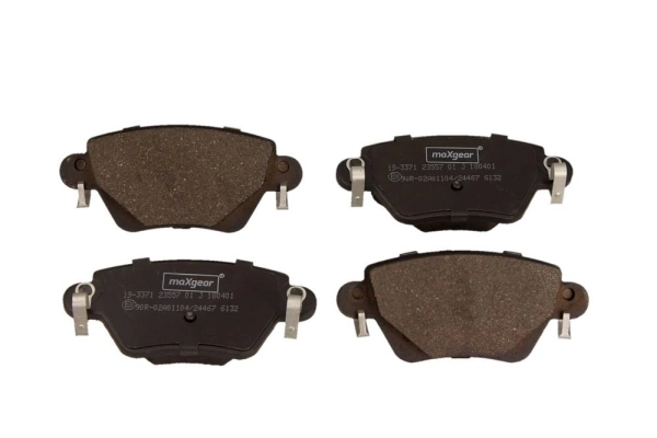 Piduriklotsi komplekt, ketaspidur MAXGEAR 19-3371