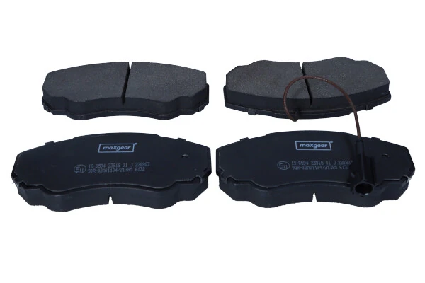 Piduriklotsi komplekt, ketaspidur MAXGEAR 19-0594