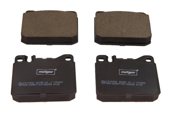 Piduriklotsi komplekt, ketaspidur MAXGEAR 19-0434