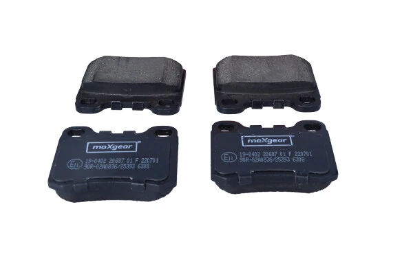 Piduriklotsi komplekt, ketaspidur MAXGEAR 19-0402