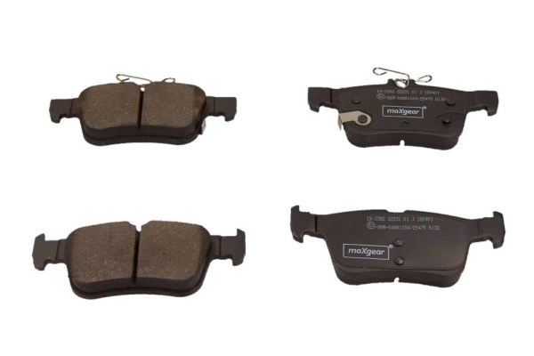 Piduriklotsi komplekt, ketaspidur MAXGEAR 19-3382