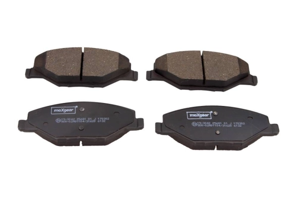 Piduriklotsi komplekt, ketaspidur MAXGEAR 19-3042