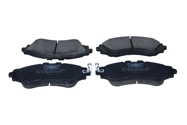 Piduriklotsi komplekt, ketaspidur MAXGEAR 19-0609