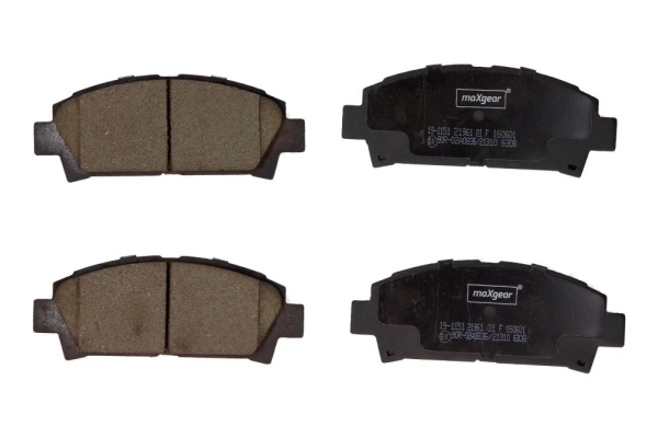Piduriklotsi komplekt, ketaspidur MAXGEAR 19-1151
