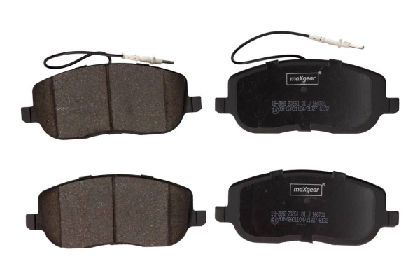 Piduriklotsi komplekt, ketaspidur MAXGEAR 19-2892