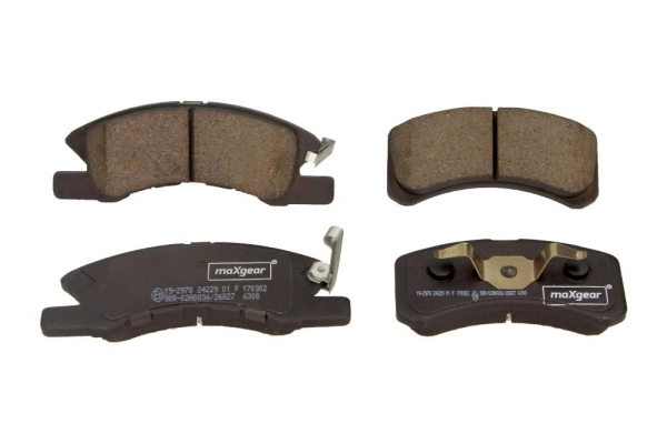 Piduriklotsi komplekt, ketaspidur MAXGEAR 19-2978