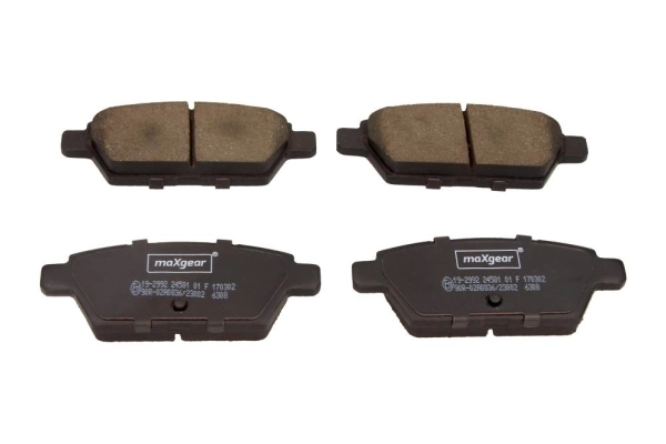 Piduriklotsi komplekt, ketaspidur MAXGEAR 19-2992