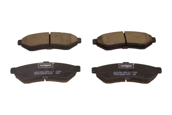 Piduriklotsi komplekt, ketaspidur MAXGEAR 19-2969