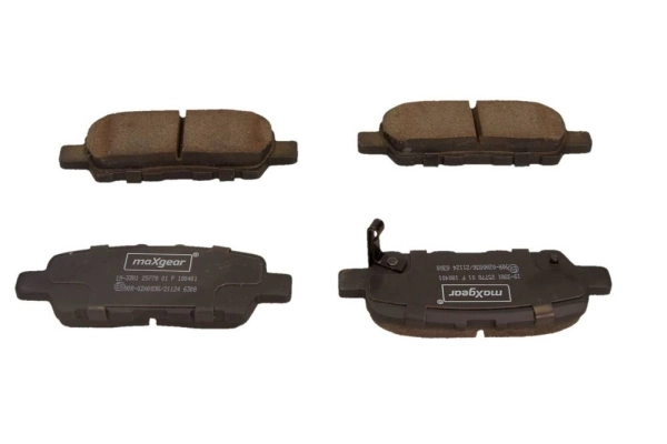 Piduriklotsi komplekt, ketaspidur MAXGEAR 19-3381