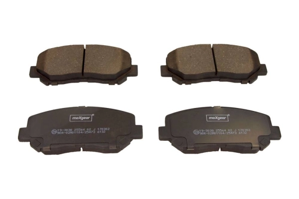 Piduriklotsi komplekt, ketaspidur MAXGEAR 19-3038