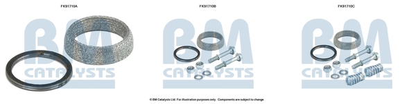 Montaažikomplekt, katalüsaator BM CATALYSTS FK91710