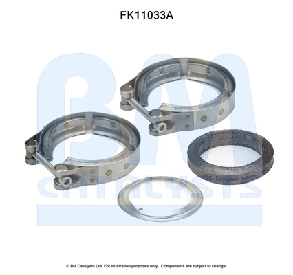 Montaažikomplekt, tahma-/partiklifilter BM CATALYSTS FK11033