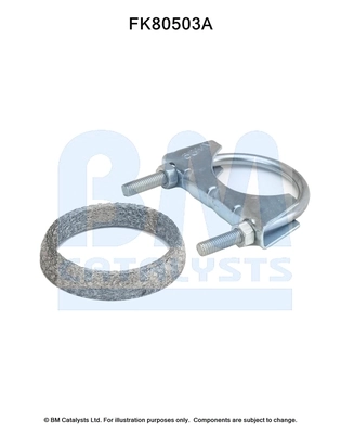 Montaažikomplekt, katalüsaator BM CATALYSTS FK80503