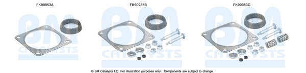 Montaažikomplekt, katalüsaator BM CATALYSTS FK90953