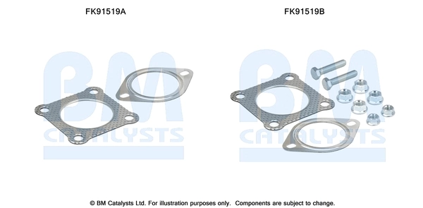 Montaažikomplekt, katalüsaator BM CATALYSTS FK91519