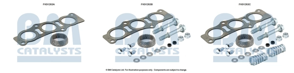 Montaažikomplekt, katalüsaator BM CATALYSTS FK91263