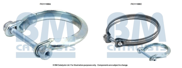 Montaažikomplekt, tahma-/partiklifilter BM CATALYSTS FK11188
