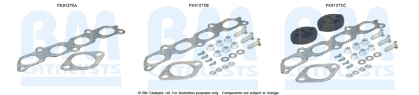 Montaažikomplekt, katalüsaator BM CATALYSTS FK91275
