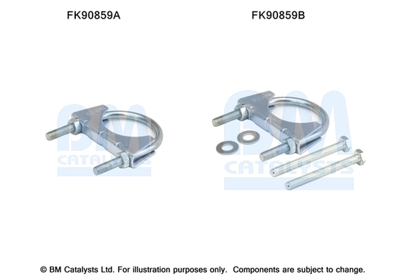 Montaažikomplekt, katalüsaator BM CATALYSTS FK90859