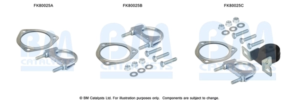 Montaažikomplekt, katalüsaator BM CATALYSTS FK80025