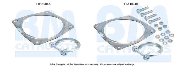 Montaažikomplekt, tahma-/partiklifilter BM CATALYSTS FK11004