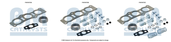 Montaažikomplekt, katalüsaator BM CATALYSTS FK91873