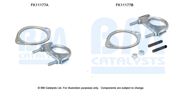 Montaažikomplekt, tahma-/partiklifilter BM CATALYSTS FK11177