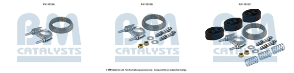 Montaažikomplekt, tahma-/partiklifilter BM CATALYSTS FK11015