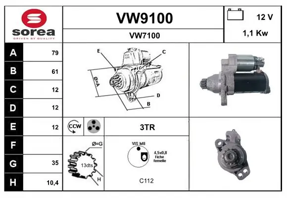 SNRA VW9100