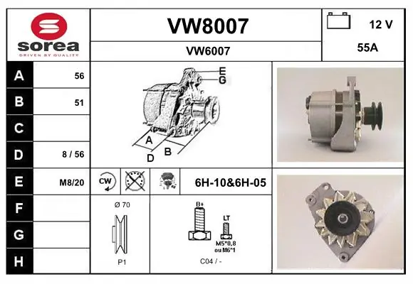 SNRA VW8007