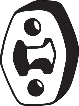 Kummiriba, väljalaskesüsteem BOSAL 255-047
