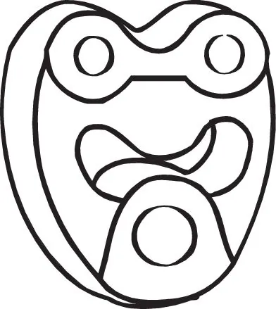Kummiriba, väljalaskesüsteem BOSAL 255-123