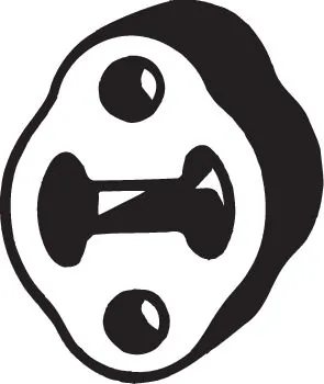 Kummiriba, väljalaskesüsteem BOSAL 255-302