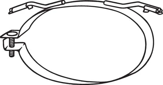 Kinnitus, väljalaskesüsteem BOSAL 251-901